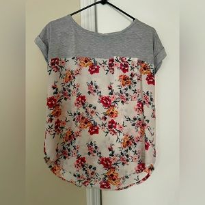 Mason & Belle - Kinglake Mixed Material Top